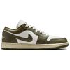 Air Jordan 1 Low Medium Olive Women Sneakers Green Sail Coconut-Milk DC0774-122