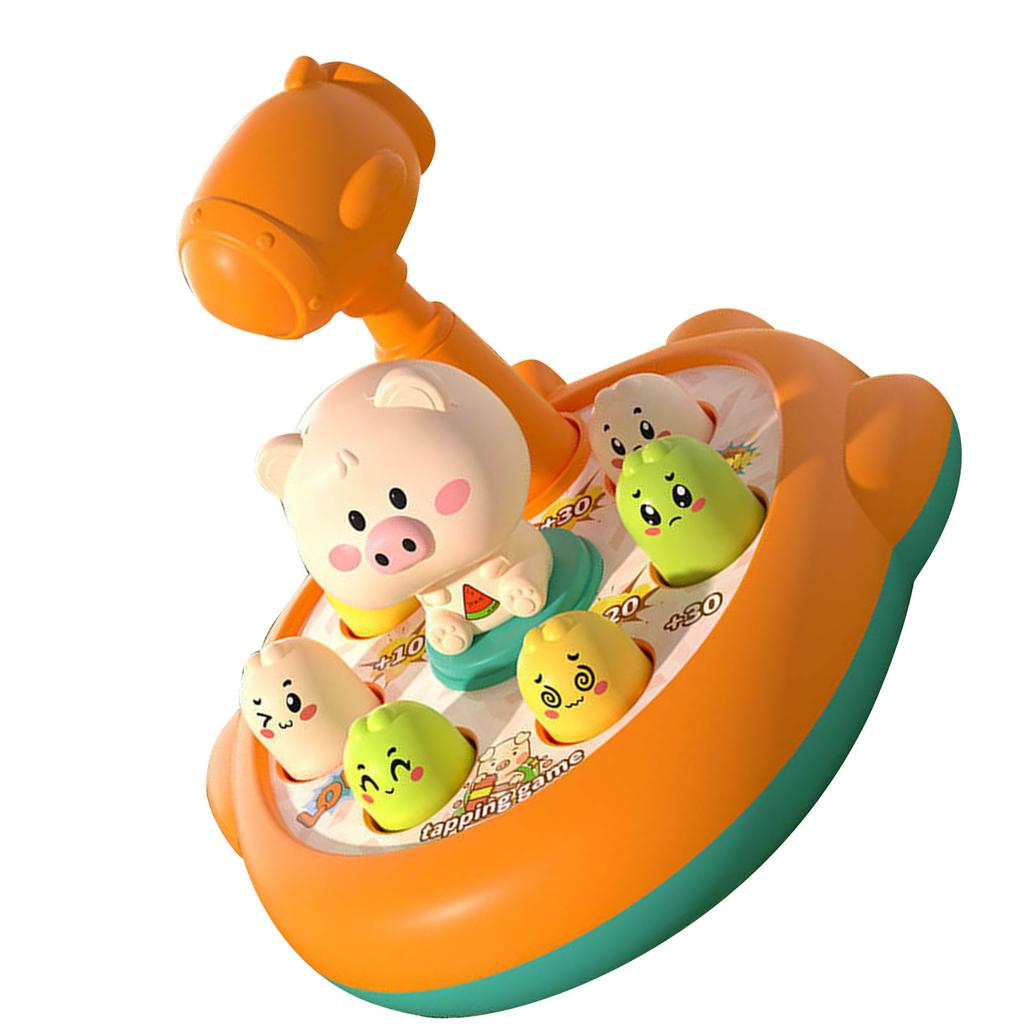 Kids Whack Desktop Toy Animal Shaped Improve Coordination Educational Hammering Pounding Toy Pig