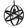 Industrial Plug-in Globe Pendant Light E26 Base Vintage Spherical Hanging Lights Lantern 14.76ft