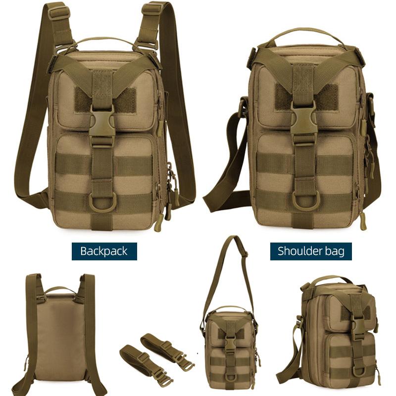 Mini Tactical Backpack Camping Bag Hunting Fishing Hiking Tool Shoulder Crossbody Fanny Pack Travel Small Outdoor Handbags