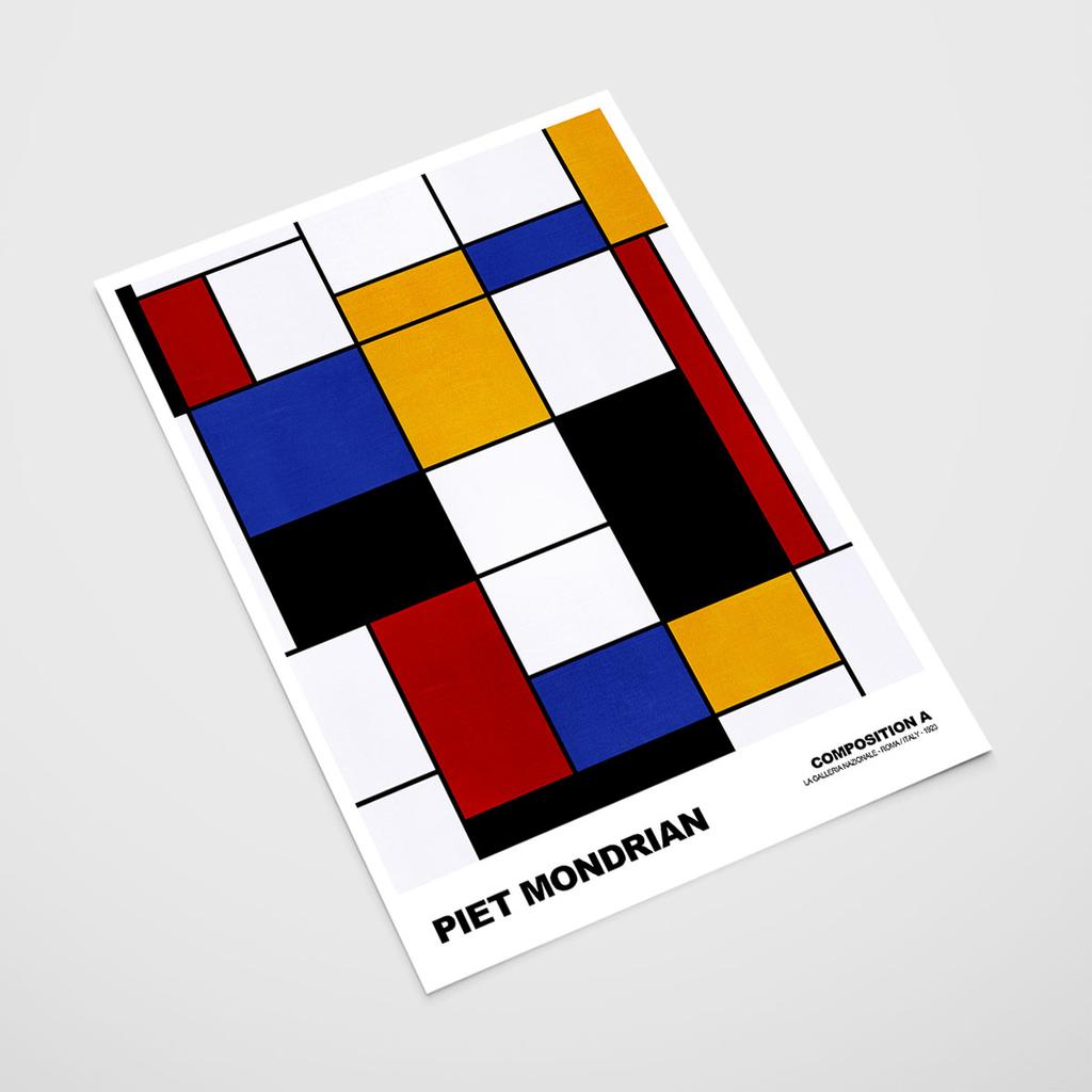 Плакат баухаус мондриан