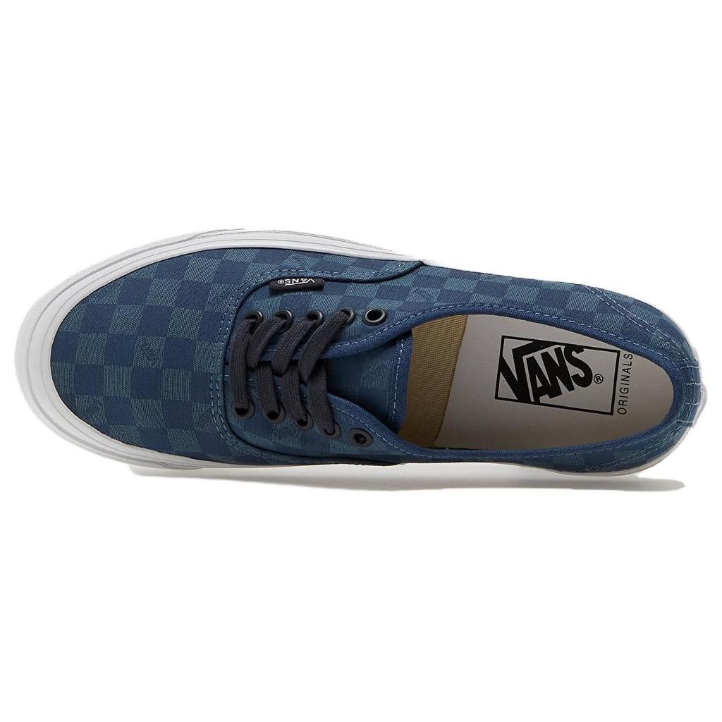Vans OG Authentic LX Checkerboard - Navy Unisex Sneakers Blue VN0A5FBDNVY