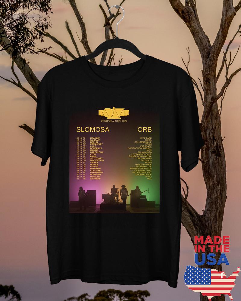 KADAVAR Band With Slomosa and ORB Europe Tour T Shirt Full Size S-5XL Unisex T-Shirt