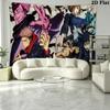 Anime Jujutsu Kaisen Wall Tapestry Aesthetic Wall Hanging Printed Fabric Blanket Decorative Tapestries for Bedroom Living Room Home Decor
