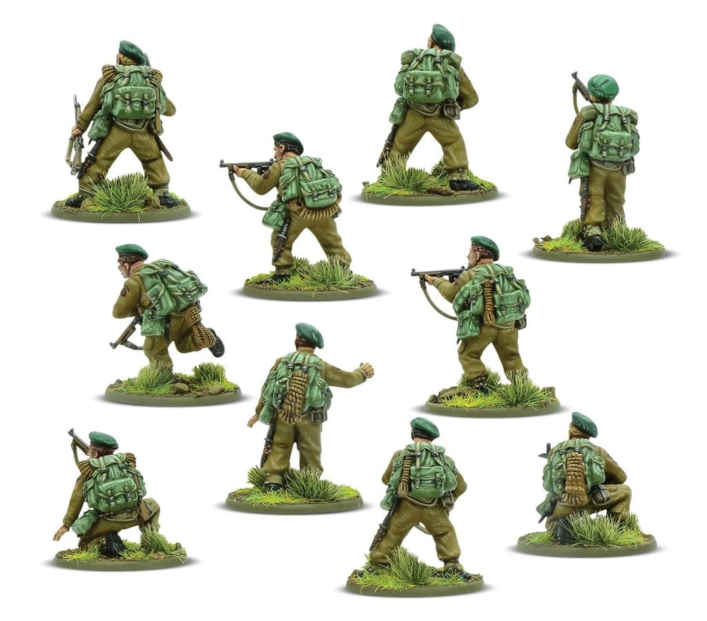 Warlord Action British and Allied Special Forces Assembly Kit WLG402011022 Games/Bolt 1/56 (30 Figures) (Personnel)