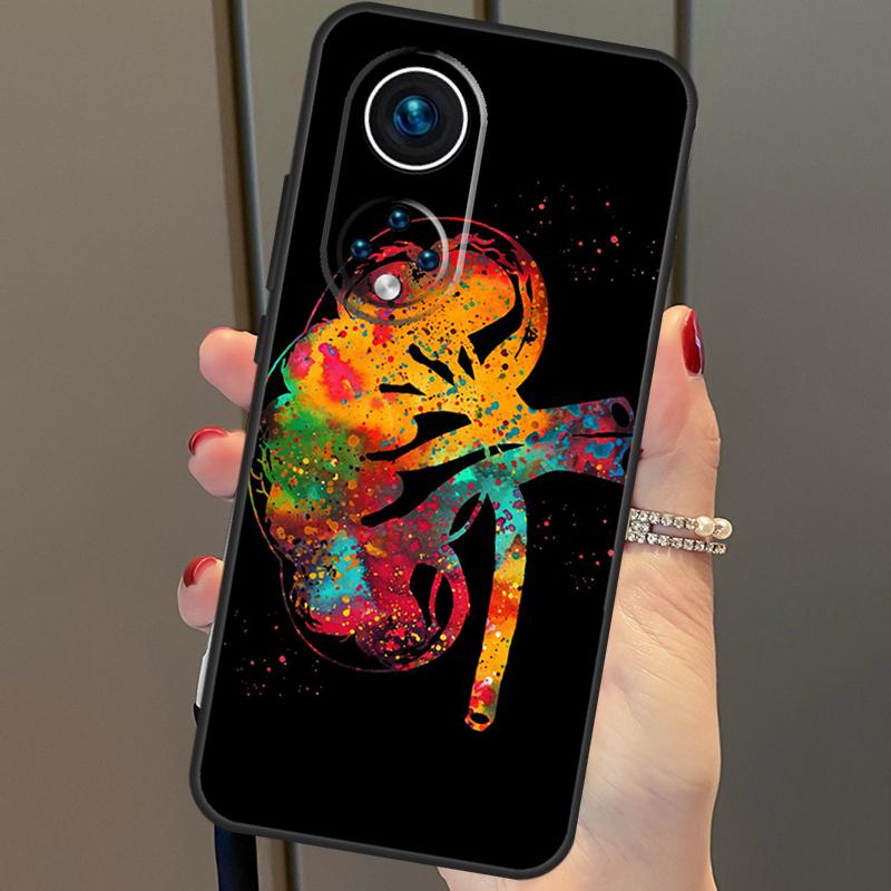 Человеческое Сердце Мозг Легкие Чехол Для Honor Magic 6 Pro 5 Lite 50 70 90 X6 X7 X8 X9 Honor X6a X7a X8a X9a X8b X9b Обложка