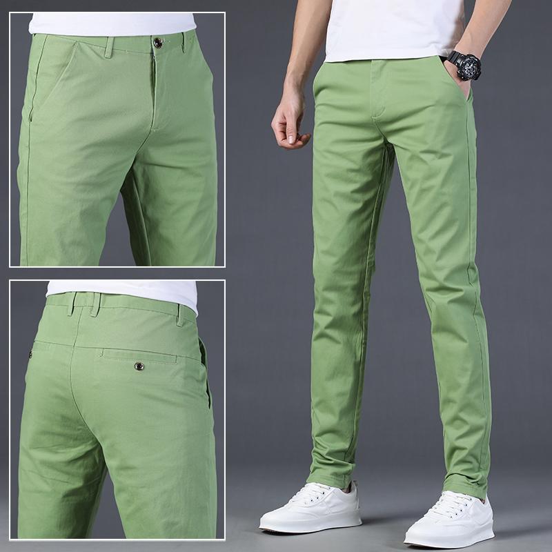 Spring Casual Pants Men's Slim-fit Feet Pants Fashion Korean Version of The Stretch All-match Men's Trousers