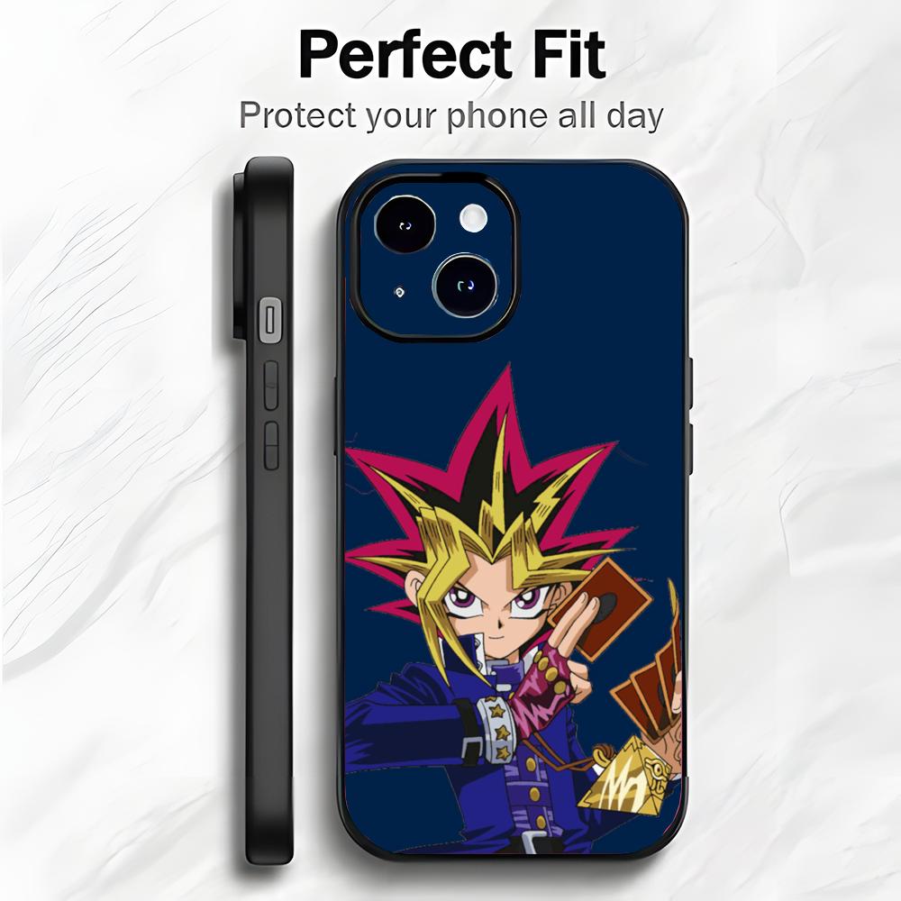 Классический Аниме Y-Yu Gi Ou Чехол для Телефона Чехол для Телефона Мягкая Упаковка Легкий Для iPhone17 16 15 14 13ProMax