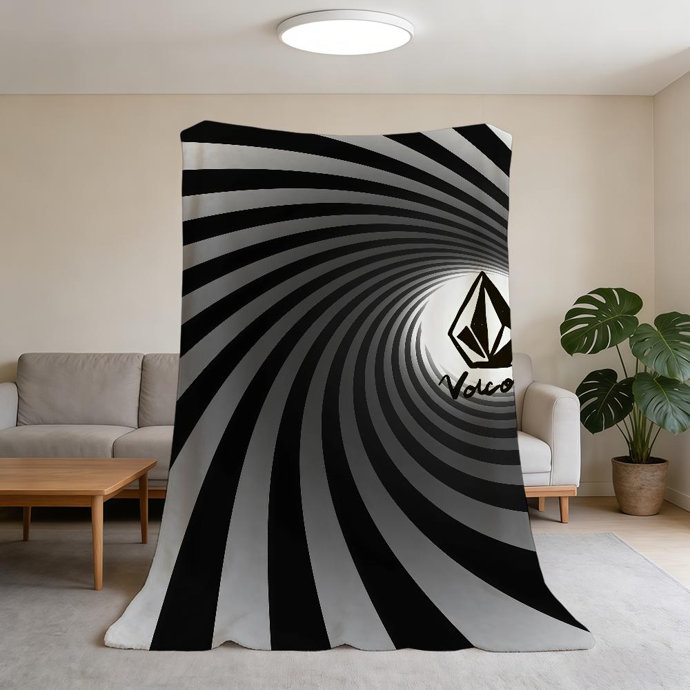 Blanket Super Warm V-Volcom-ES Comfortable Fashion Plush Throw Blanket Child Home Sofa Bedroom Brand Gift