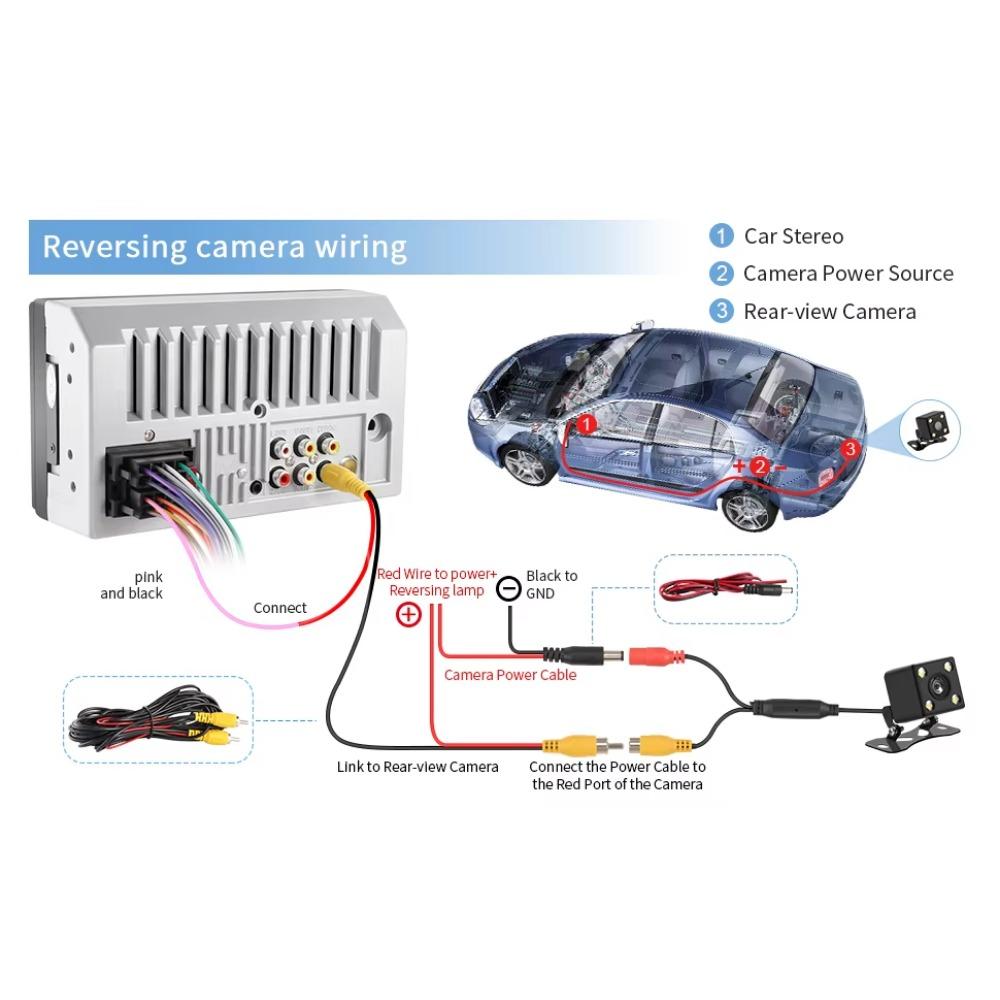 Универсальный 2 Din 7-дюймовый сенсорный экран стерео авто радио мультимедийный проигрыватель, зеркало заднего вида Link/FM/TF/MP5 автомобильная аудиосистема