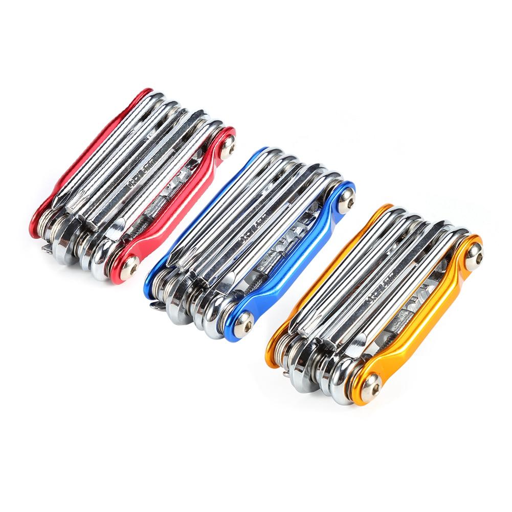 Инструмент для ремонта велосипеда 11 в 1 Transformers Велосипедный карманный многофункциональный складной инструмент