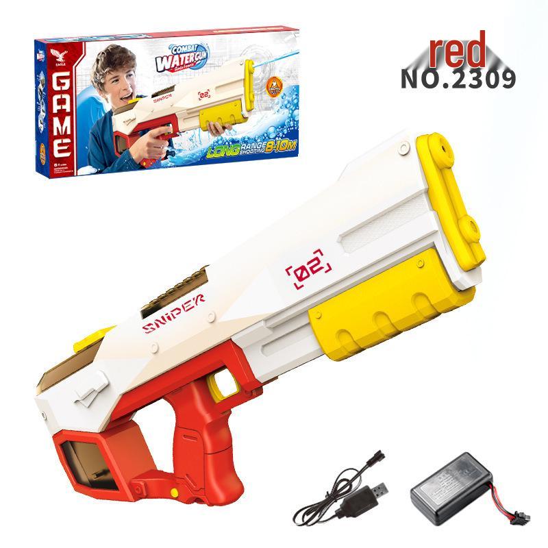 Cross-Border Large Capacity Automatic Water Absorption Electric Water Gun with Strong Battery Life