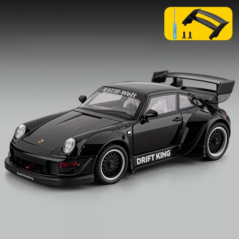 AKEZM1 1:22 Porsche RWB 993 Targa 911 Supercar Alloy Metal Diecast Model Car Home Decoration & Collectibles Hobby Display Ornaments Toy