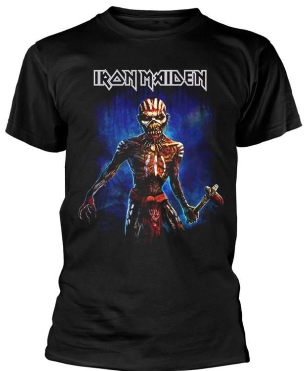 Iron Maiden 'Book of Souls European Tour V.2' (черный) Футболка Унисекс Футболка