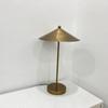 1950s Mid-Century Italian Raw Brass Desk Lamp Style For Bedroom And Living Room Office Table Lamp