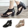 Woman's Women's Casual High Heels Office Sandals Fish Mouth Sandals