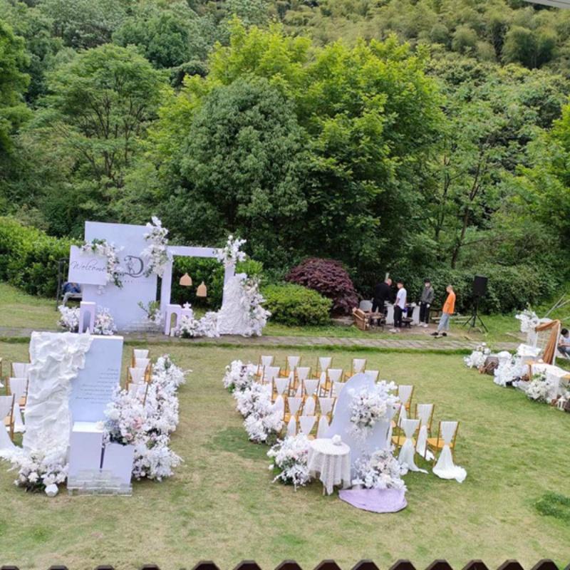 Новый шифоновый настольный флаг в европейском и американском стиле, декоративный настольный флаг, свадебное украшение, настольный флаг из шифоновой пряжи