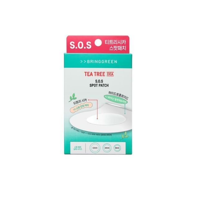 BRING GREEN - SOS-пластырь для точечного нанесения с маслом чайного дерева и центеллой