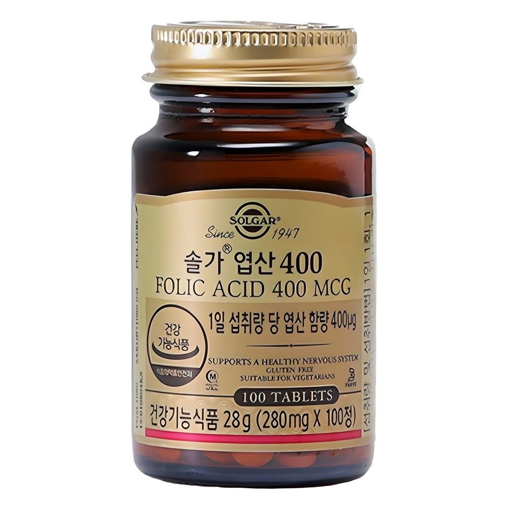 Solgar Folic Acid 400 100 Tablets 1 pcs