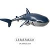 BABYHOME TEMI Remote Control Shark 1:18 High Simulation Scale Fish With Light & Spray Water For Lake Bathroom Pool Toys For Kids Boy