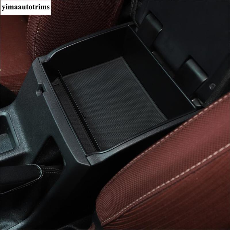 Central Control Armrest Storage Box Organizer Container Phone Holder Tray For Toyota Hilux 2015 - Auto Interior Accessories