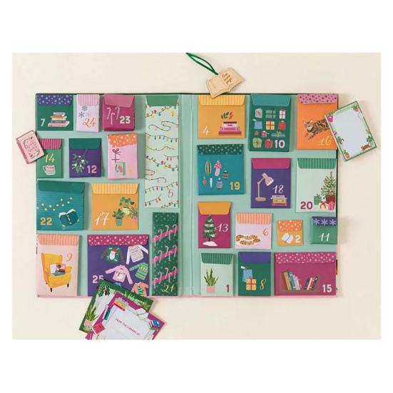 Адвент-календарь для любителей книг, обратный отсчет на 25 дней, пронумерованный книжный подарок, слепая коробка-сюрприз, коллекционер книг, книжный червь, подарок на день рождения