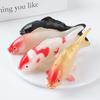 PVC Koi Fish Keychain: Goldfish Model Tank Ornament