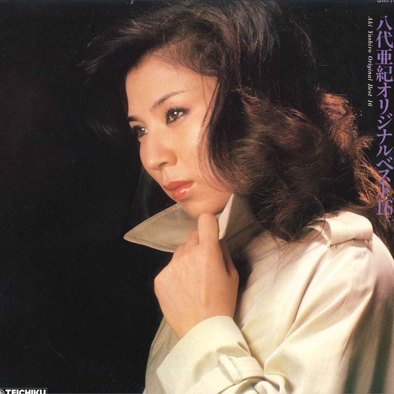 Виниловая пластинка AKI YASHIRO Original Best 16 GM108 TEICHIKU 1980 Япония Оби Японская Энка Традиционная Б/у
