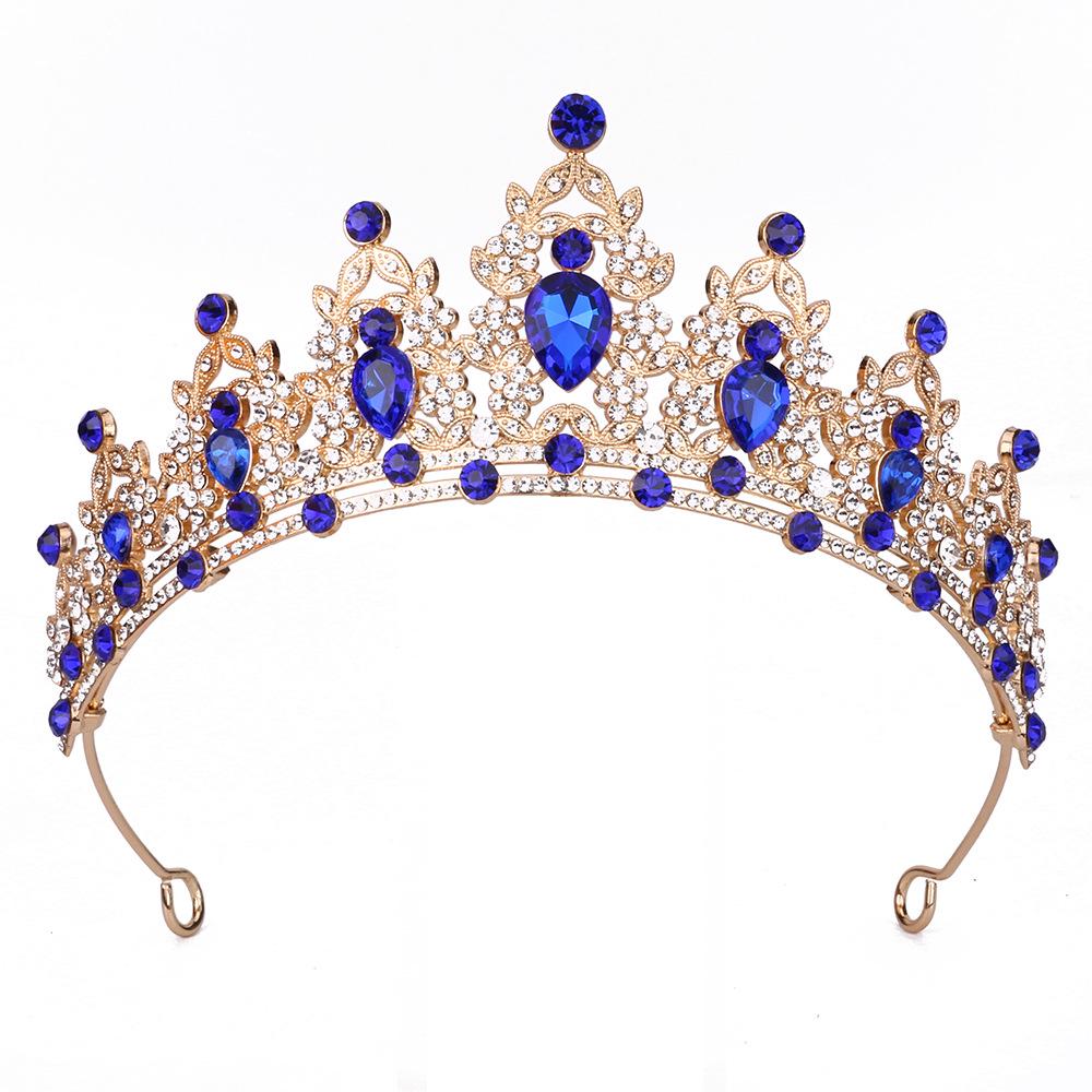 Королевская хрустальная барочная корона-ободок для невесты или дня рождения