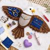Handmade Bird Shape Sewing Kit Storage Pad Compact Felt Bird Sewing Collection Ornament  Women