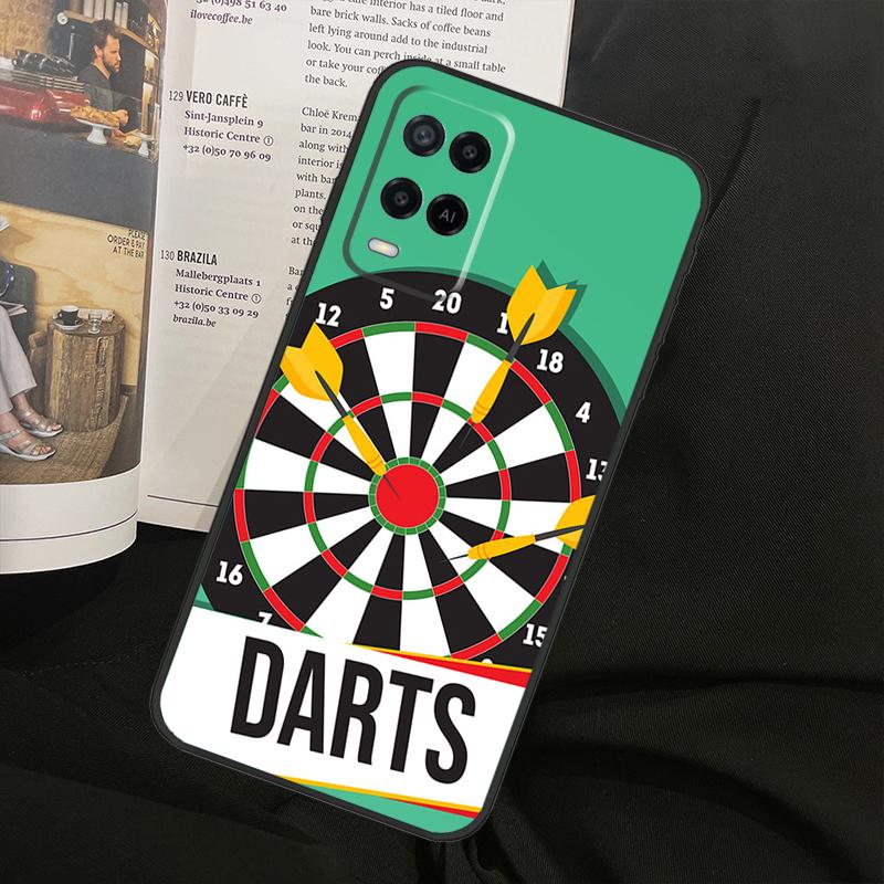 Darts For Oppo A58 A18 A38 A78 A98 A17 A77 A80 A40 A60 A16 A76 A96 A74 A94 A54 A15 A57S Phone Case