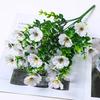 Artificial Violet Flowers All-season Faux Flower Bundle Realistic Fake Violets with Bendable Stems for Outdoors Garden Wedding Decorations