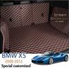 The Trunk Cargo Leather Liner Car Boot Liner Cargo Compartment Floor Carpet Mud For BMW X5 2008-2013 7-Seat