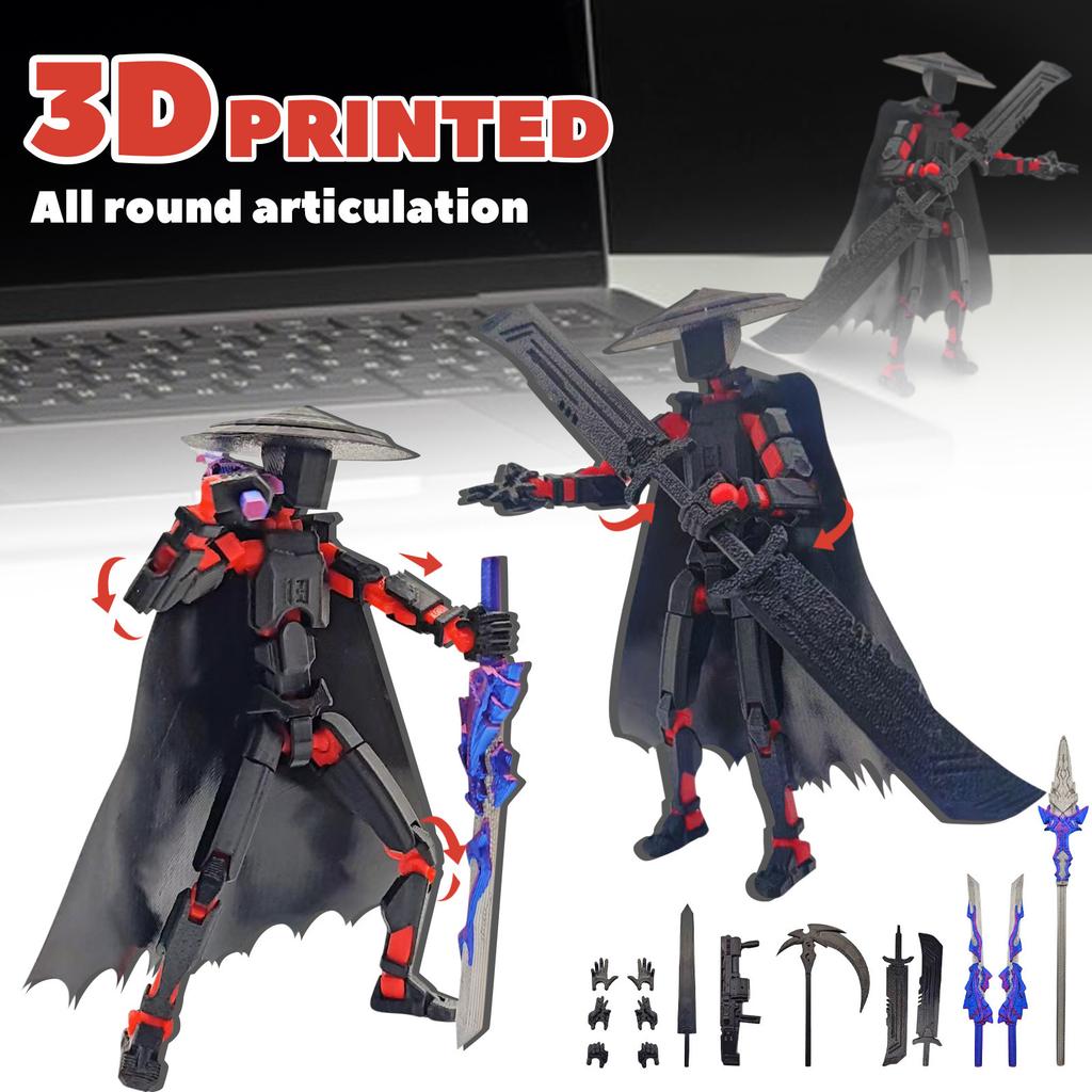 Набор мобильных кукол, 3D-печатная мобильная кукла-робот Титан, подвижная мобильная кукла, подходит для коллекционеров, украшение рабочего стола