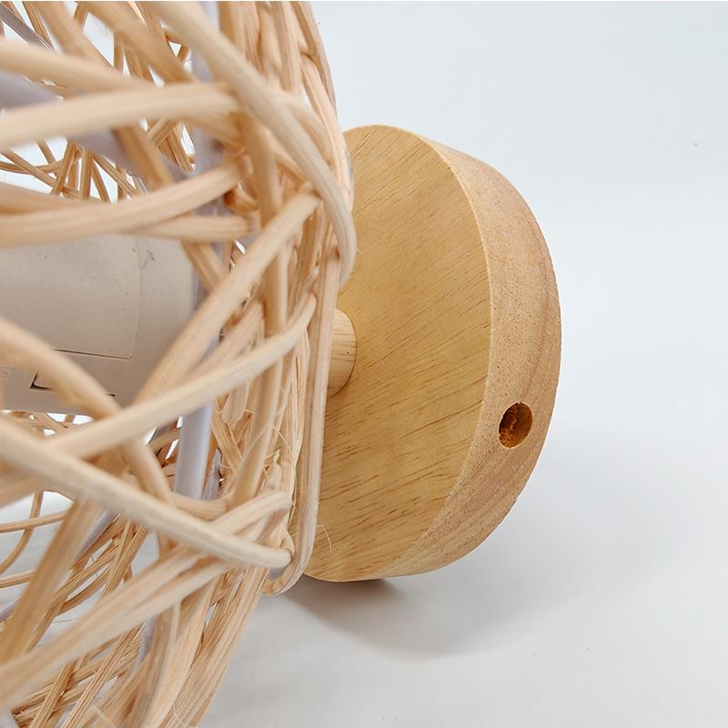 Креативный плетеный потолочный светильник из бамбука ручной работы Простой абажур Освещение для украшения гостиной, столовой, кухни