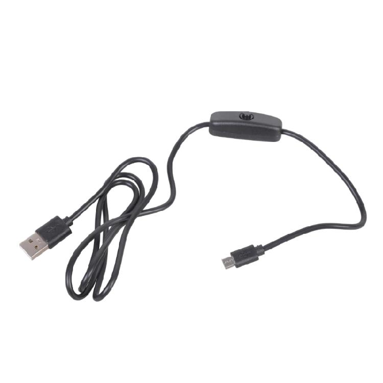 Upgrades USB to Tiny USB Charging Cable Featuring Convenient On Off Control Switches Flexible Cable for Home Office Use