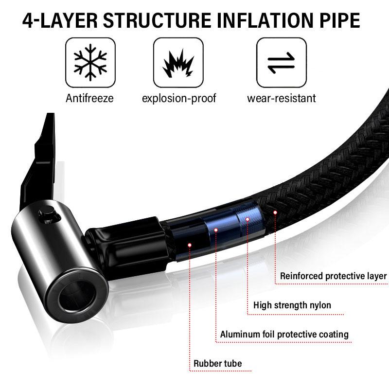 1Pcs Car Tire Inflator Smart Digital Inflatable Pump Emblem Accessories For Jeep Wrangler Grand Cherokee Renegade Tyre Stem Air Caps