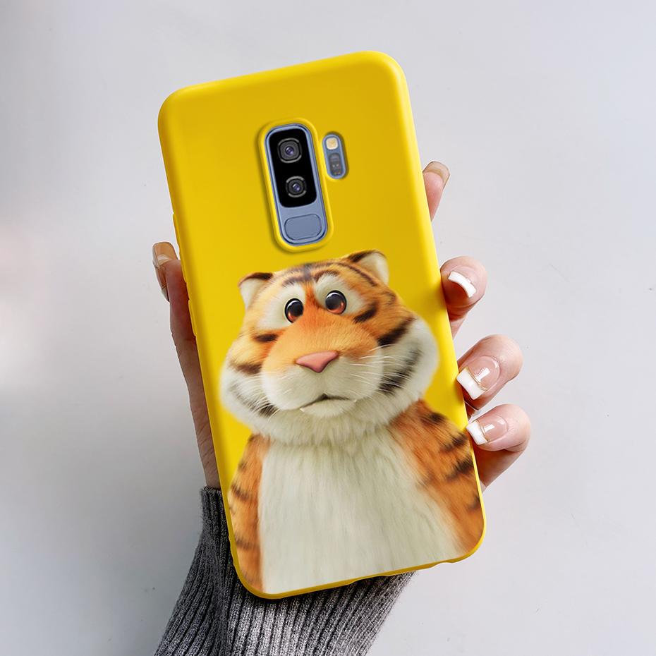 Силиконовая задняя крышка для Coque Samsung Galaxy S9 Plus Милый кролик панда Защитный мягкий чехол для телефона SamsungS9 S9Plus Funda Capas