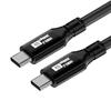 CY Кабель USB3.2 Type-C USB-C 8K Папа-Папа USB3.1 10 Гбит/с 100 Вт Кабель для передачи данных и видео с E-Marker для ноутбуков и мобильных телефонов (500cm)