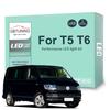 Комплект светодиодных ламп для салона автомобиля Volkswagen VW Multivan Caravelle MK5 MK6 T5 T6 2003-2018 Потолочная лампа, лампа для чтения карт, лампа багажника Canbus He4 8 Вт