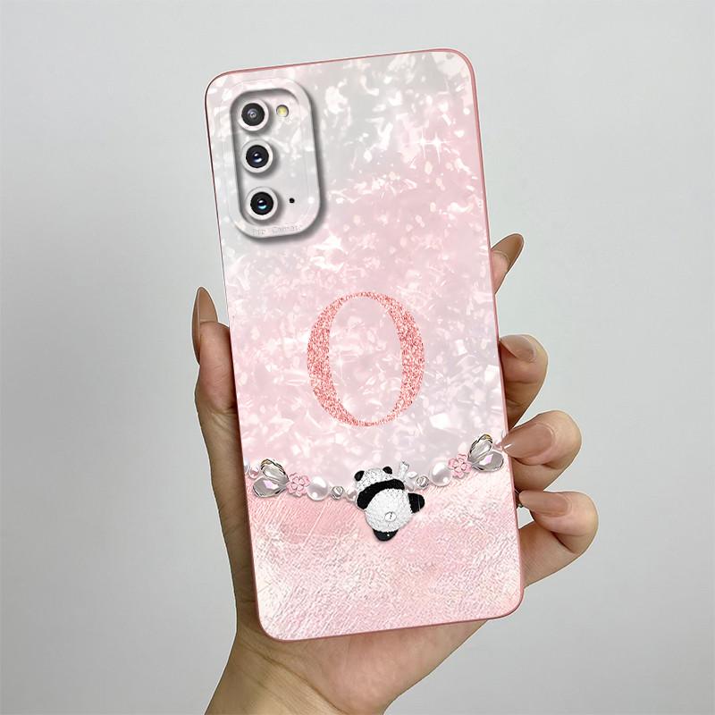 For Samsung Galaxy S20 Case S20FE Soft Silicon Back Cover Cute Panda Letters Phone Case For Samsung S20 FE Plus Case S 20 Capa