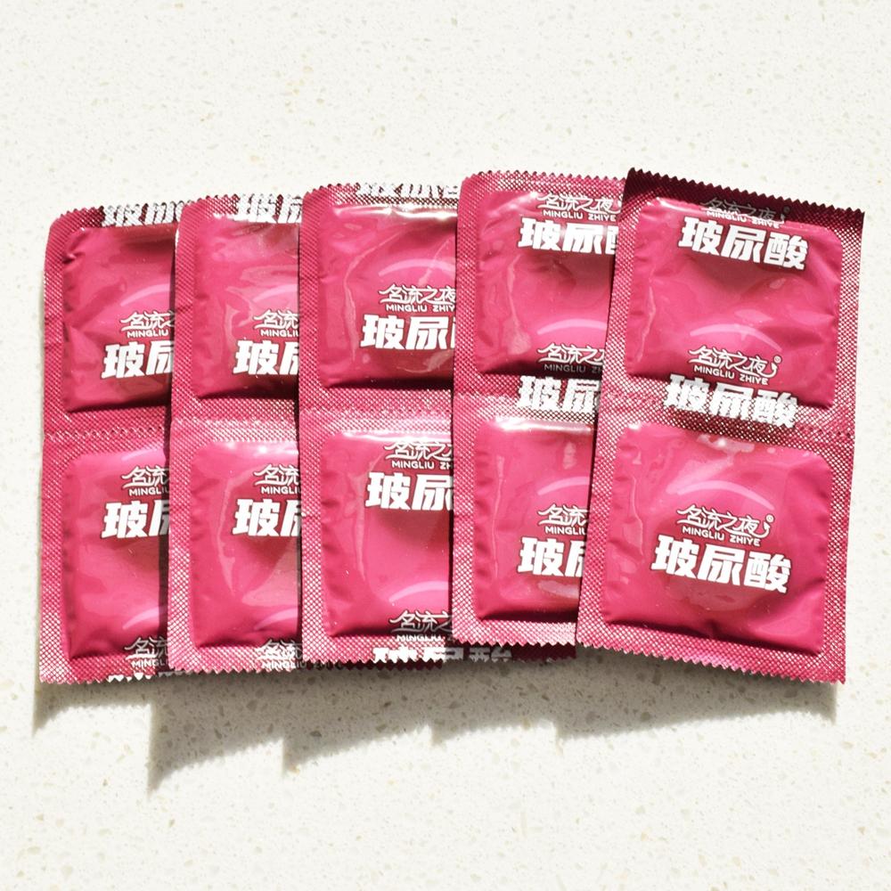 Super Lubricating, Strawberry Flavored Ultra-thin Condoms 30 Pcs/lot