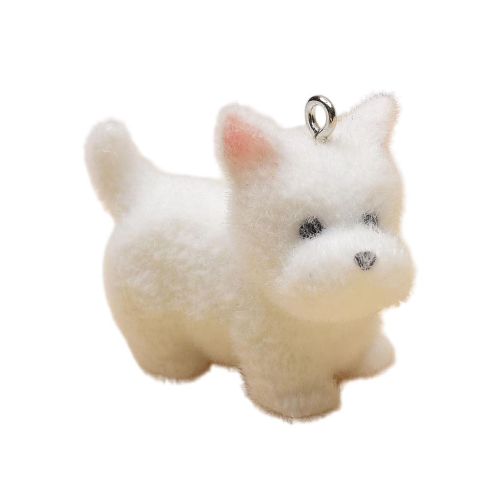 Смола Флокирование Симпатичный Трехмерный Кот Брелок Подвеска Автомобильный Брелок Подвеска Сумка Подвеска
