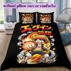 Постельное белье с пододеяльником из аниме OnePiece, Мягкое и удобное, Подарок для детской спальни, Очень большой размер, Различные размеры в наличии