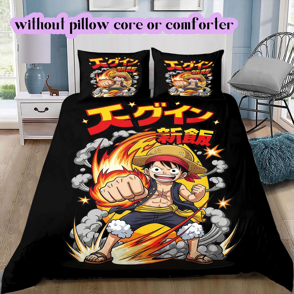 Постельное белье с пододеяльником из аниме OnePiece, Мягкое и удобное, Подарок для детской спальни, Очень большой размер, Различные размеры в наличии