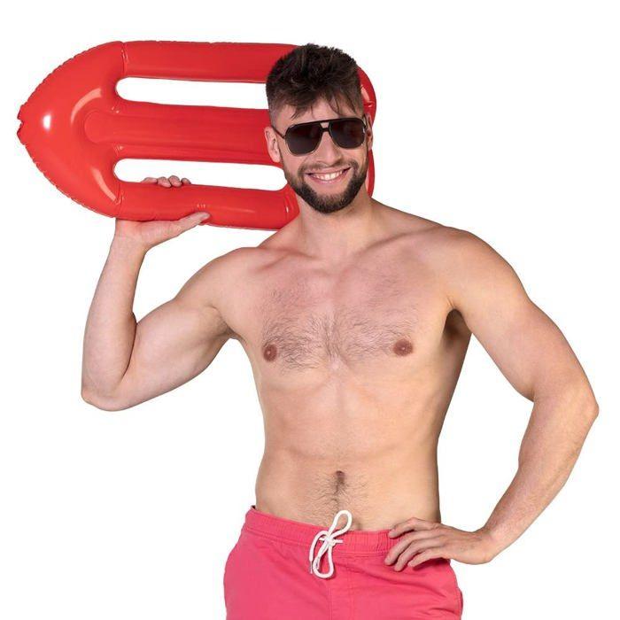 Planche de Sauvetage Gonflable - Taille 73 cm - Flotteur de Sauvetage - Cire de côte - Décoration de Piscine