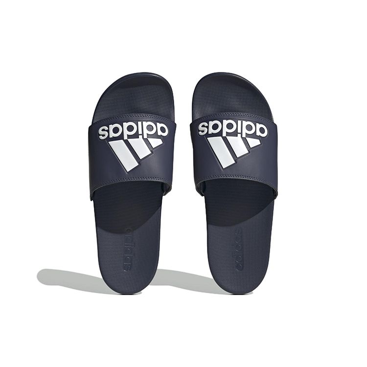 adidas Шлепанцы Adilette Comfort Shadow Navy White Унисекс Кроссовки Blue Cloud-White H03616