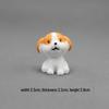 Очаровательные миниатюрные полимерные фигурки щенков - Померанский шпиц, Тедди, Бульдог, Шарпей - Маленькие украшения для когнитивного обучения детей