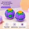 3D вращающийся фиджет-шар игрушка для снятия стресса двойная игра push pop вращающийся гироскоп для пальцев сфера портативный твердый пластик сенсорный для тревожности