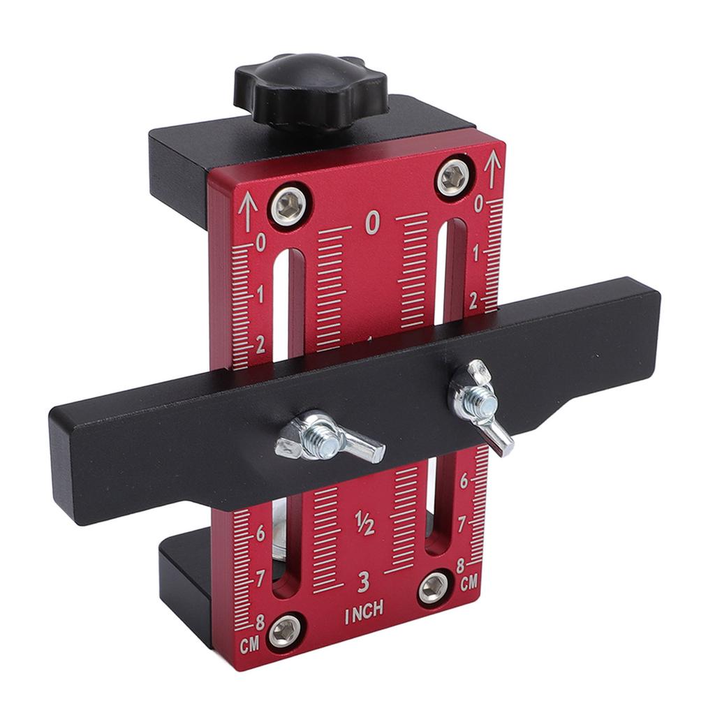 Cabinet Door Installation Positioner Aluminum Alloy Cabinet Door Mounting Jig Adjustable Cabinet Installation Tool for Woodworking